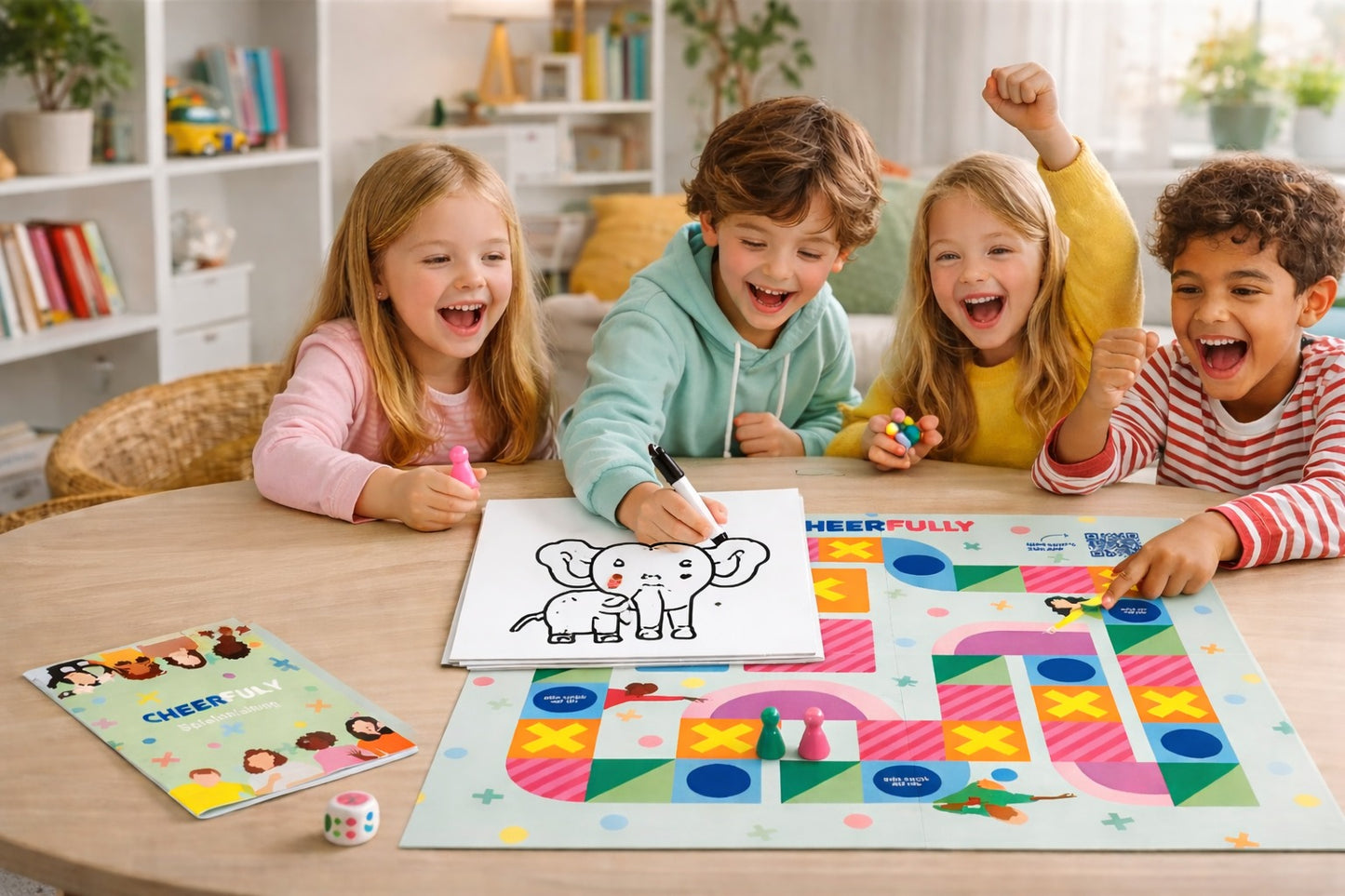 Cheerfully - innovatives Kinderspiel mit App