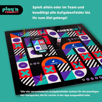 Cheerio Partyspiel, die besten Partyklassiker in einem Spiel - Brettspiel für Erwachsene