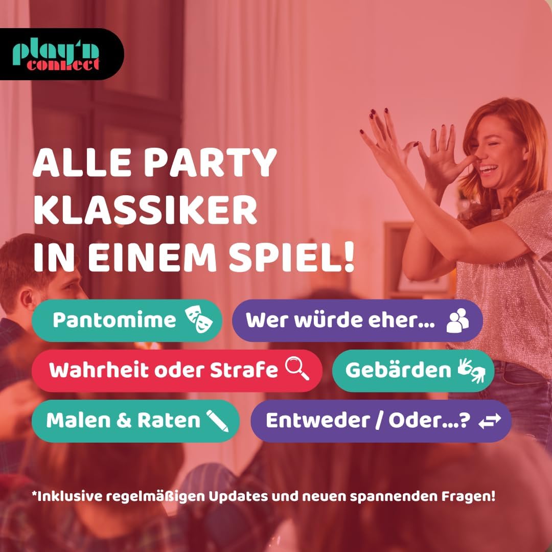 Cheerio Partyspiel, die besten Partyklassiker in einem Spiel - Brettspiel für Erwachsene