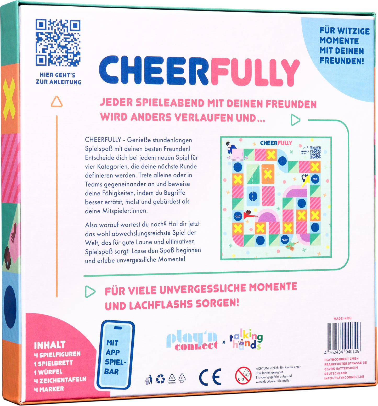 Cheerfully - innovatives Kinderspiel mit App